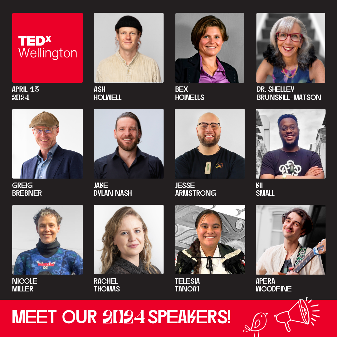 TEDxWellington 2024 speakers