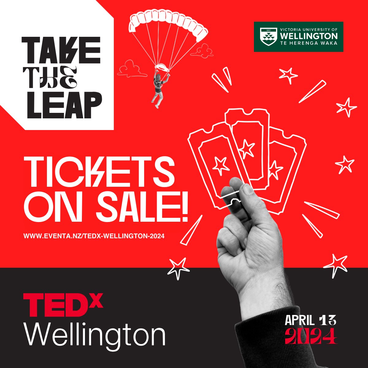 TEDxWellington Tickets on sale asset